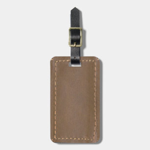 Etiqueta De Bagagem Vintage LEATHER Look Impressão Finish : Modelo