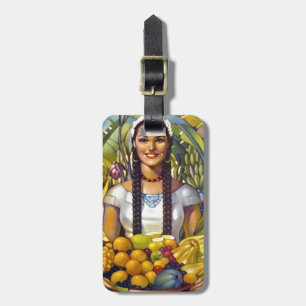 Etiqueta De Bagagem Vintage, México, Viagem de Turismo Anúncio