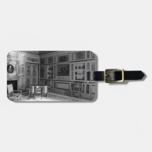 Etiqueta De Bagagem Vintage Mônaco Palácio do Príncipe Mazarin Room