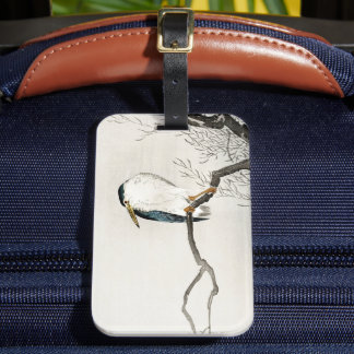 Etiqueta De Bagagem Vintage Ohara Koson Japonês