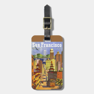 Etiqueta De Bagagem Vintage San Francisco