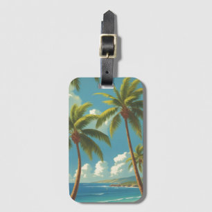 Etiqueta De Bagagem Vintage Style Havaiano Viagem Aloha Do Havaí