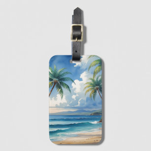 Etiqueta De Bagagem Vintage Style Havaiano Viagem Aloha Do Havaí