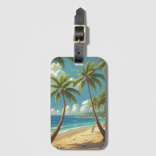 Etiqueta De Bagagem Vintage Style Havaiano Viagem Aloha Do Havaí