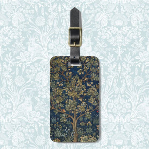 Etiqueta De Bagagem Vintage William Morris–Árvore da Vida 