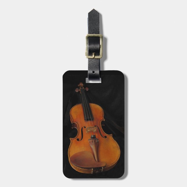 Etiqueta De Bagagem Violino (Frente Vertical)