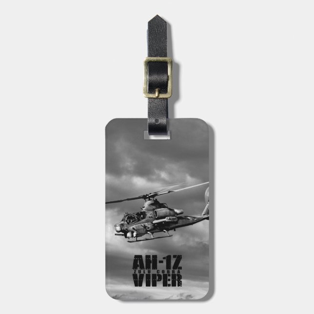 Etiqueta De Bagagem Viper AH-1Z (Frente Vertical)