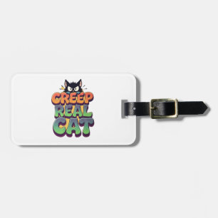 Etiqueta De Bagagem Vire Real Gato