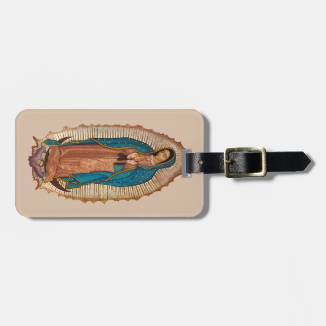 Etiqueta De Bagagem Virgen de Guadalupe (Frente Horizontal)