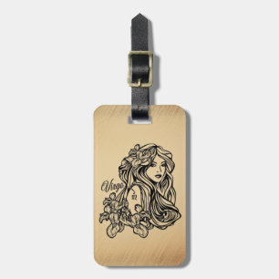 Etiqueta De Bagagem Virgo Zodiac Anônimo