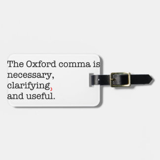 Etiqueta De Bagagem Vírgula de Pro-Oxford