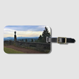 Etiqueta De Bagagem Vista do Monte Hood, Portland, Oregon