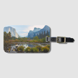 Etiqueta De Bagagem Vista do Vale de Yosemite