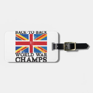 Etiqueta De Bagagem Vitória da Guerra Mundial Britânica