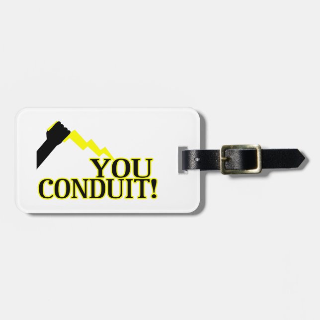 Etiqueta De Bagagem Você canalização (Frente Horizontal)