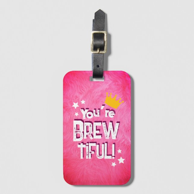 Etiqueta De Bagagem Você é Bonita (Frente Vertical)