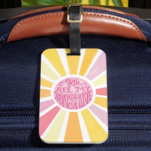 Etiqueta De Bagagem Você É Meu Presente De Bebê De Cor De Água Brilhan