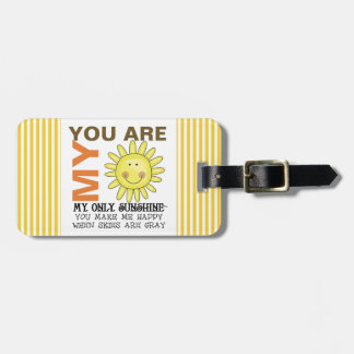 Etiqueta De Bagagem Você é minha luz do sol