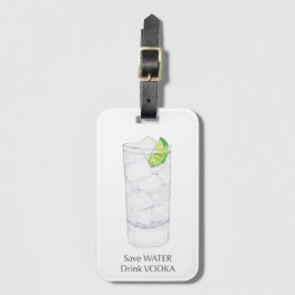 Etiqueta De Bagagem Vodka Cocktail Tag