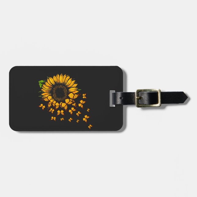 Etiqueta De Bagagem Voo do sol (Frente Horizontal)