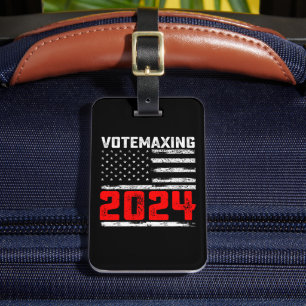 Etiqueta De Bagagem VotaçãoMaxing 2024 Trump Eleição Presidencial