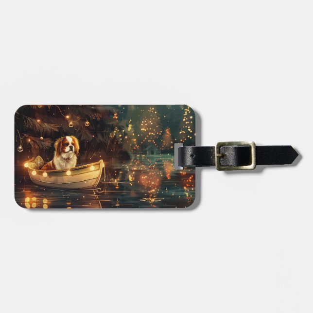 Etiqueta De Bagagem Voyage festiva no Natal japonês (Frente Horizontal)