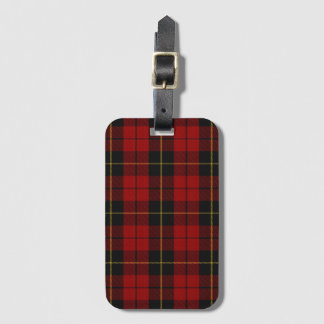 Etiqueta De Bagagem Wallace Tartan Scottish Clan Xadrez Standard