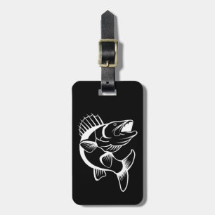 Etiqueta De Bagagem Walleye