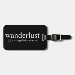 Etiqueta De Bagagem wanderlust