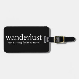 Etiqueta De Bagagem wanderlust