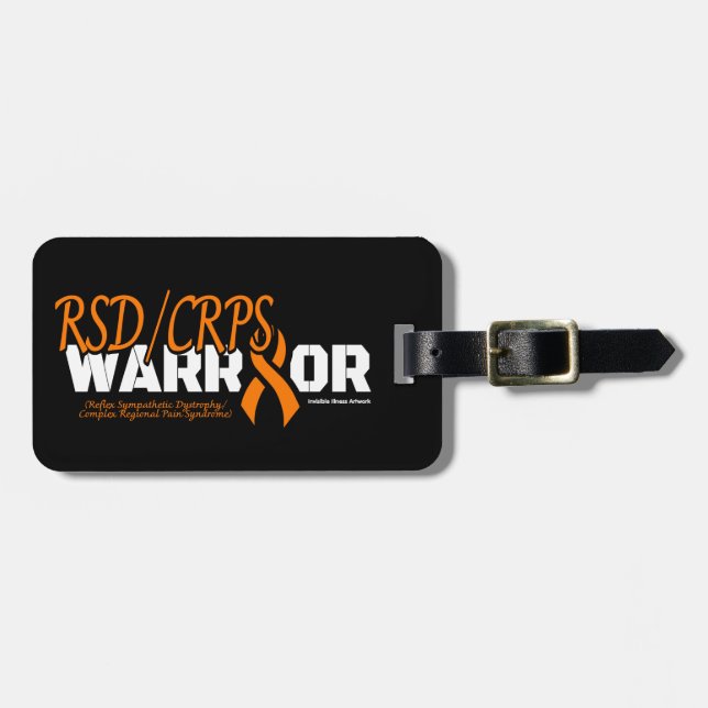 ETIQUETA DE BAGAGEM WARRIOR...RSD/CRPS (Frente Horizontal)