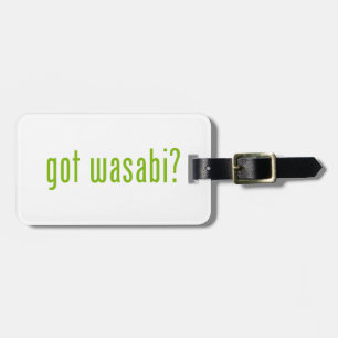 Etiqueta De Bagagem wasabi obtido?