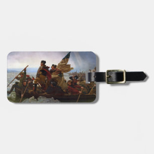Etiqueta De Bagagem Washington Crossing Delaware Art