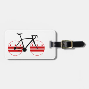Etiqueta De Bagagem Washington D.C. Flag Cycling
