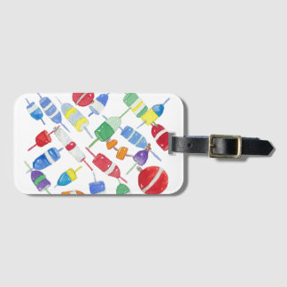 Etiqueta De Bagagem Watercolor buoy luggage tag