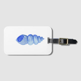 Etiqueta De Bagagem Watercolor Shell luggage tag