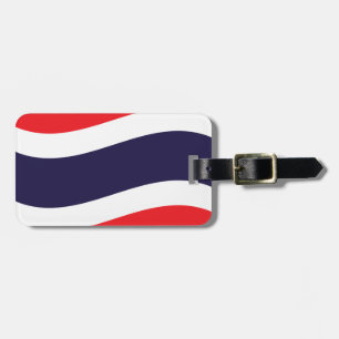 Etiqueta De Bagagem Wave de Bandeira Tailandesa