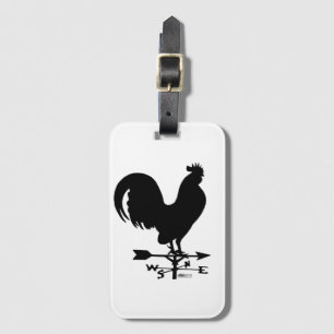 Etiqueta De Bagagem Weathervane Rooster