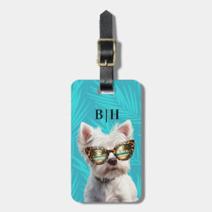 Etiqueta De Bagagem West Highland White Terrier Dog Lujice Tag