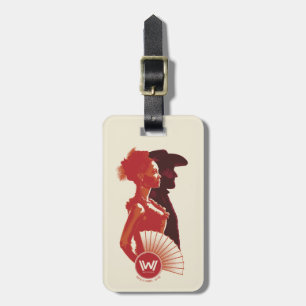Etiqueta De Bagagem Westworld Maeve & retrato do estêncil de Hector