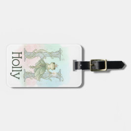 Etiqueta De Bagagem Whimsical Monogram Letter H