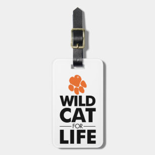Etiqueta De Bagagem Wildcat para o Tag da bagagem da vida