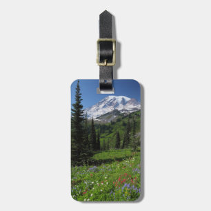 Etiqueta De Bagagem Wildflowers no Monte Rainier