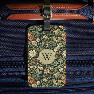 Etiqueta De Bagagem William Morris Floral