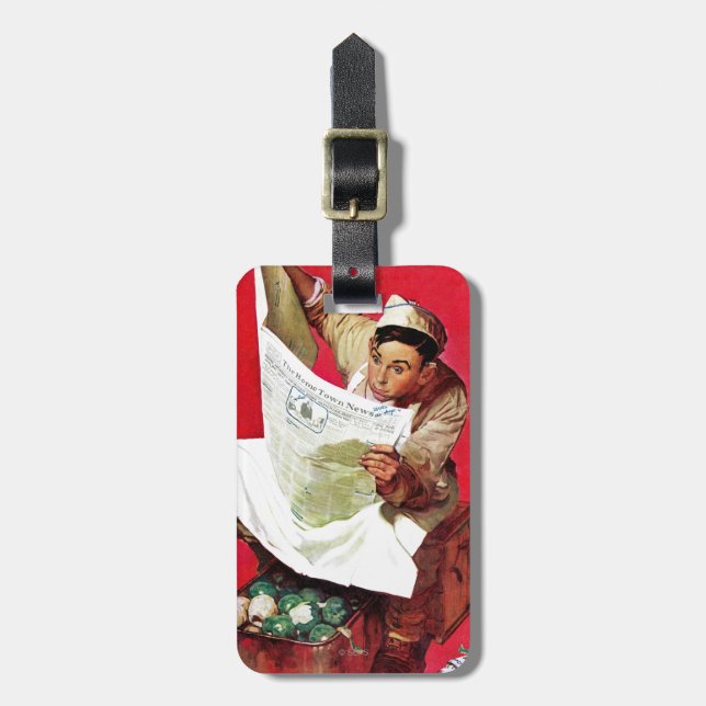 Etiqueta De Bagagem Willie Gillis no K.P. (Frente Vertical)