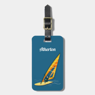 Etiqueta De Bagagem Windsurfing