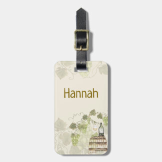 Etiqueta De Bagagem Winery Theme - Vineyard-Inspired Luggage Tag