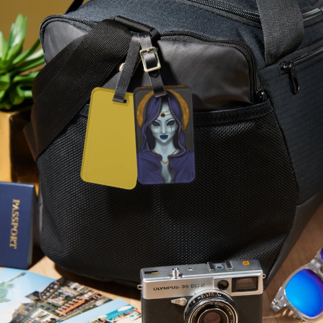 Etiqueta De Bagagem witch (Frente e verso)