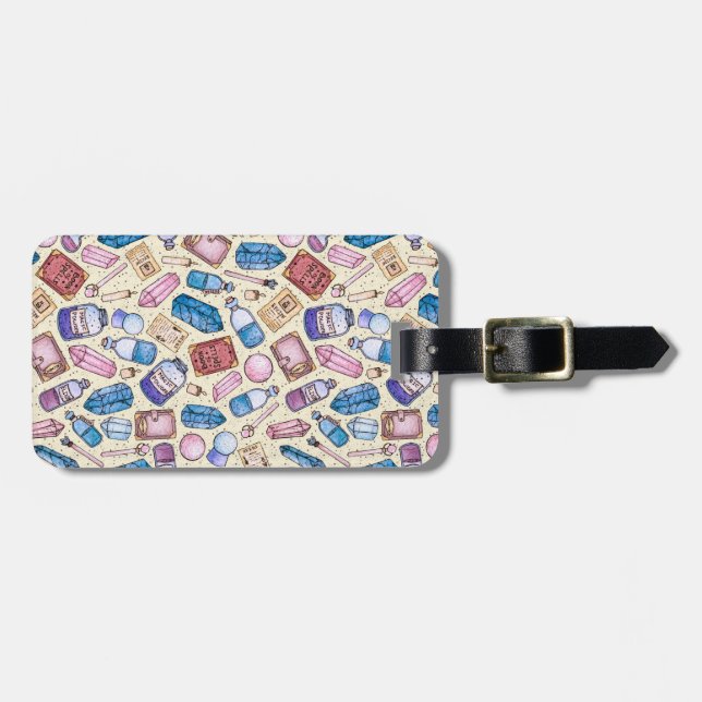 Etiqueta de Bagagem Witchy Wonders (Frente Horizontal)