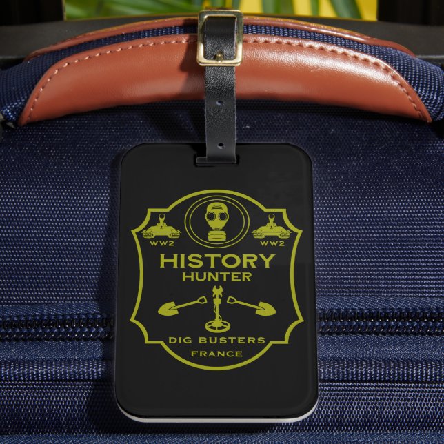 Etiqueta De Bagagem WW2 Trench Battlefield Metal Detecting Club (Frente Insitu 2)